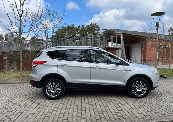 Ford Kuga cena 48999 przebieg: 197291, rok produkcji 2014 z Zduny małe 781